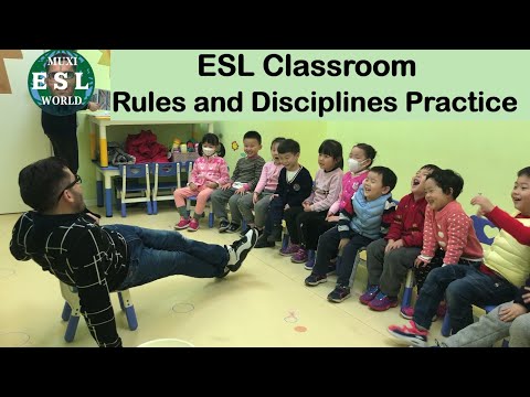 259 - ESL Classroom Rules and discipline Practice for kids