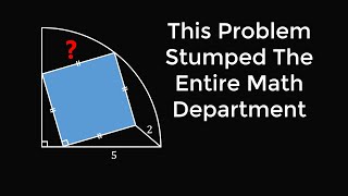 Solving a geometry question that no one can figure out