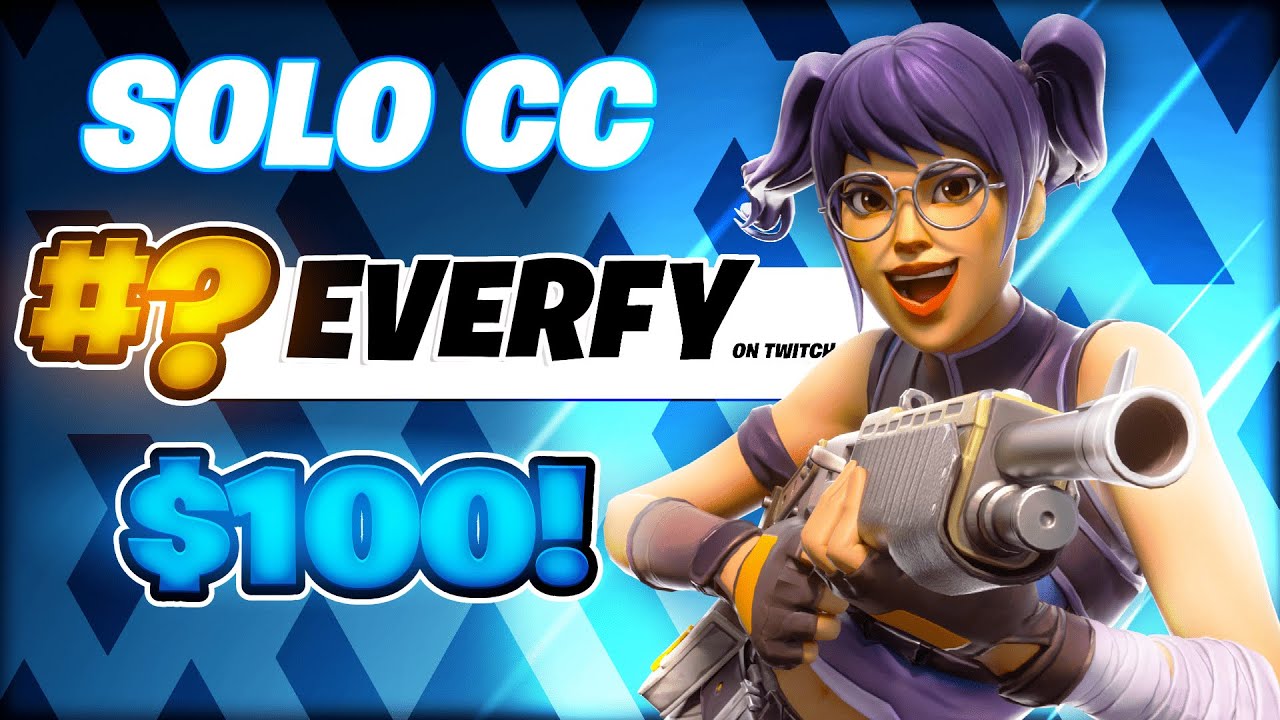 How I WON $100 in the SOLO VICTORY CASH CUP FINALS... 👑 | Everfy
