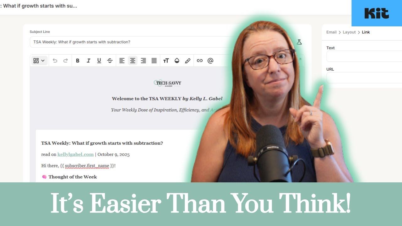How to Use Kit’s Email Builder (ConvertKit 101 Tutorial)