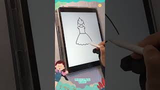 Menggambar Barbie - Eps 302 #drawing #shorts #barbie