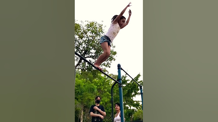 Ginástica nas barras de calistenia / Hadassa Ginasta #shorts