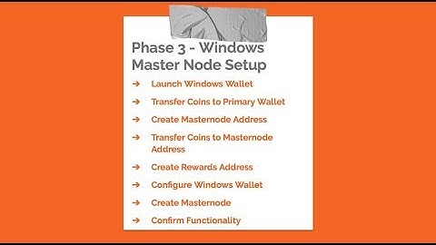 XIOS Masternode Setup - Phase 3 - Windows Masternode Setup