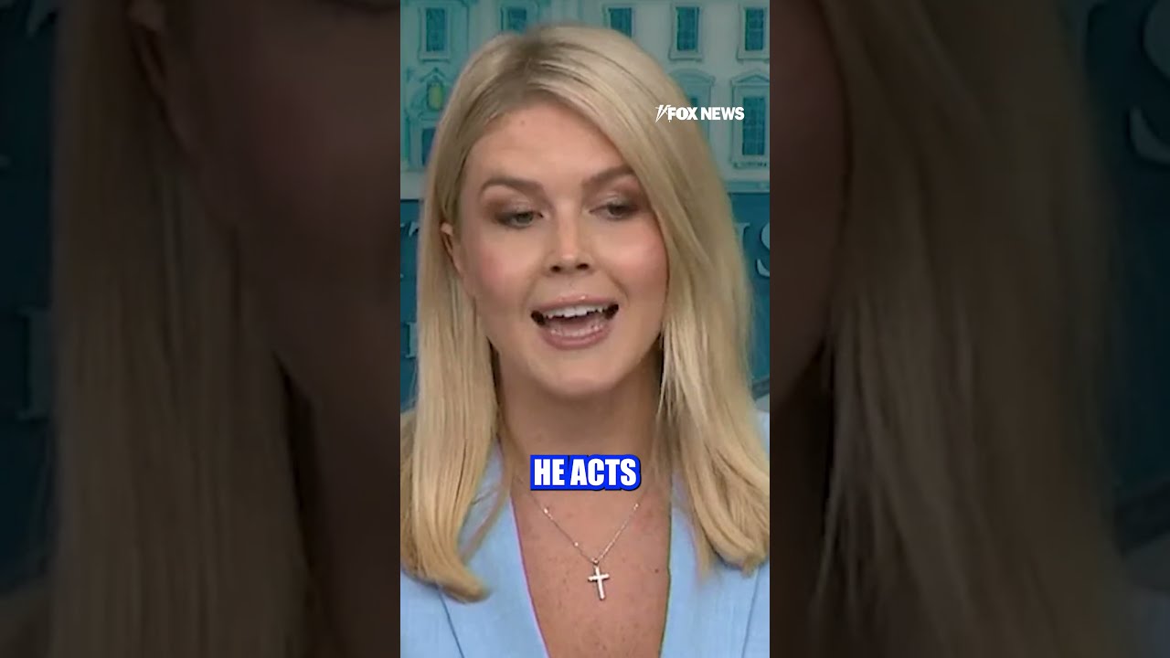 Karoline Leavitt Claps Back At Reporter S Ridiculous Question About Trump Middle East Trip