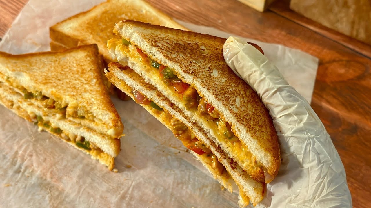 Chicken Veg Sandwhich | Creamy Chicken Sandwich | Iftar Recipe