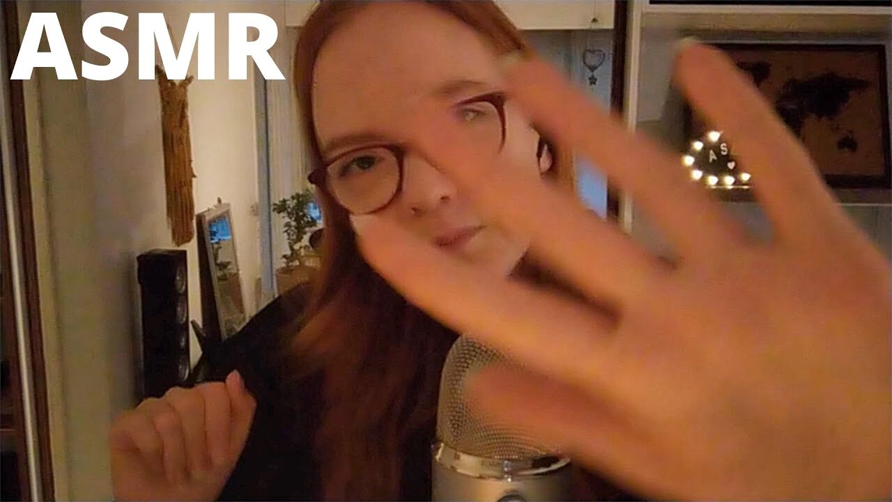 ASMR SUOMI // INAUDIBLE, KÄSILIIKKEITÄ JA SUUÄÄNIÄ // Visual triggers & mouth sounds