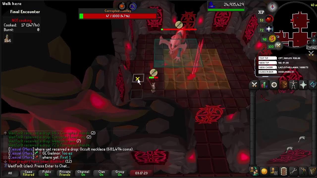 Oldschool Runescape PostMax Ironman Grinds YouTube