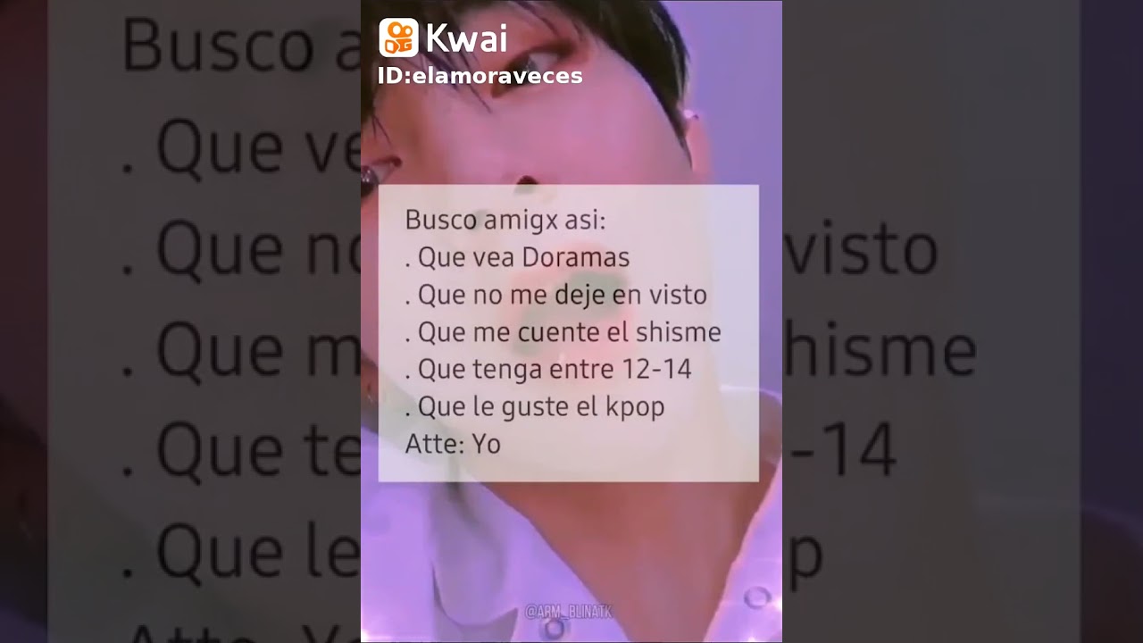 busco amigo ARMY 💜💜