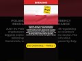 💰Poland adopts cryptocurrency regulation bill amid exchange collapse #shorts #fyp #news