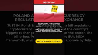 💰Poland adopts cryptocurrency regulation bill amid exchange collapse #shorts #fyp #news