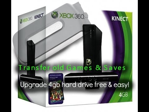 How to upgrade Xbox 360 4gb hard drive using your old HDD, free easy way! -  YouTube