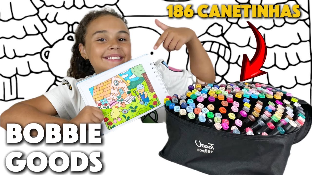 USEI O KIT DE 168 CANETINHAS PARA PINTAR BOBBIE GOODS 🥰 - YouTube