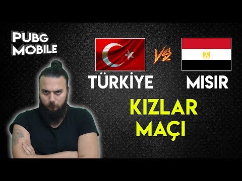 BAYRAKLARI AS! KIZLAR MAÇI! TÜRKİYE vs MISIR | PUBG Mobile
