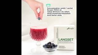 LANGSET (Pelangsing dan Singset) harga 100.000Minuman pelangsing membantu menurunkan berat badan