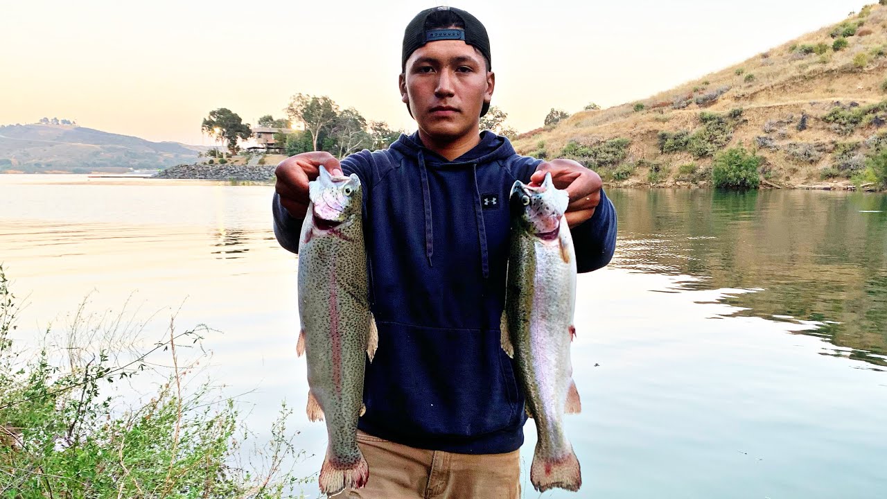 Fishing for Trout at Castaic Lake Quick Easy Limit YouTube
