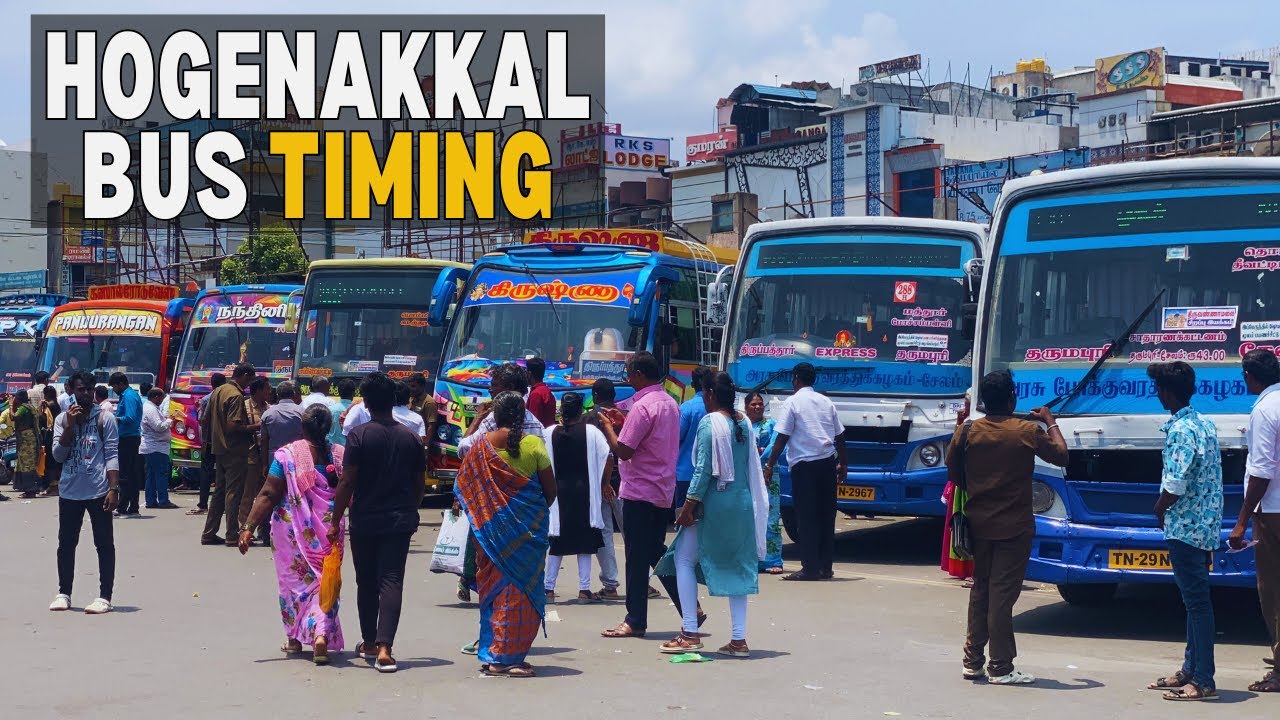 Hogenakkal 🚎Bus Timing⏱️ & 📍Root | Full ✅Explained. No Doubt⁉️🤔#hogenakkal #ontrending #viralvideo