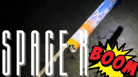 SPACE X STROBE ROCKET fail astroboy 🔥🔥🔥 still a beautiful strobe!! #kava #fireworks #fail #spacex