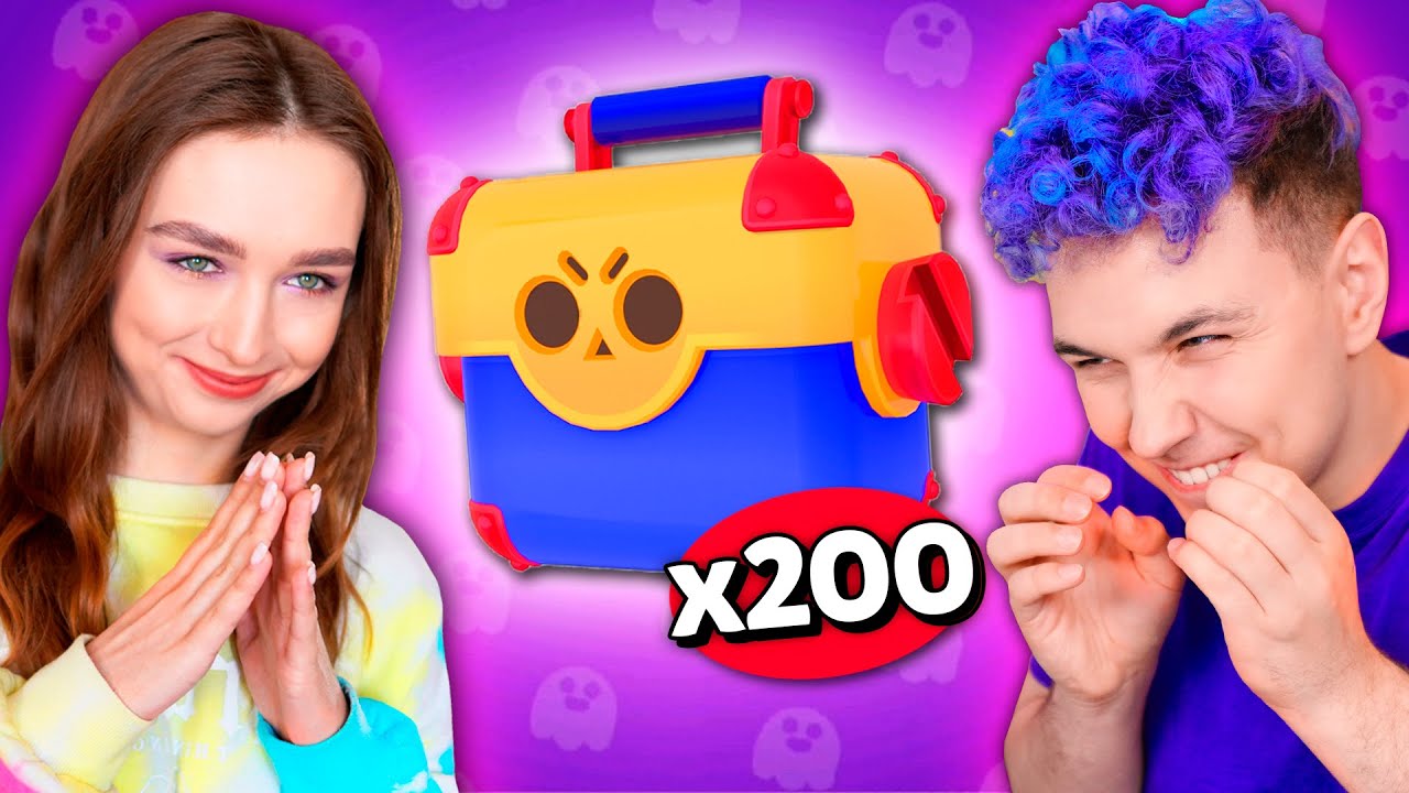 ОТКРЫЛИ *200 ЯЩИКОВ* в BRAWL STARS 🔥 БИТВА ЯЩИКОВ
