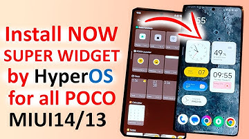 How To Install NEW SUPER WIDGET POCO by HyperOS for all POCO MIUI14, MIUI 13, HyperOS 🔥 NO ROOT