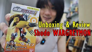 Shodo WARGREYMON Bandai Digimon デジタルモンスタ (Unboxing & Review)