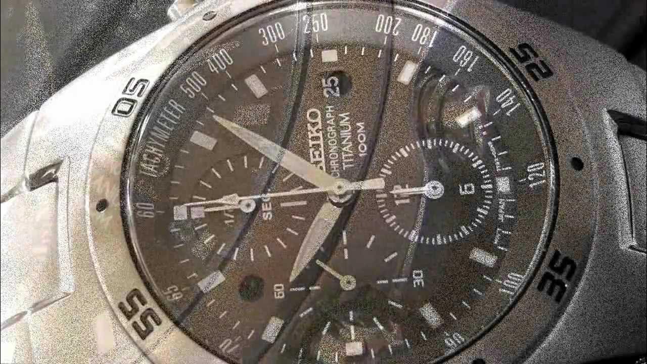 2S Time - SEIKO Titanium Chronograph SND419P1 Men's Watch - YouTube