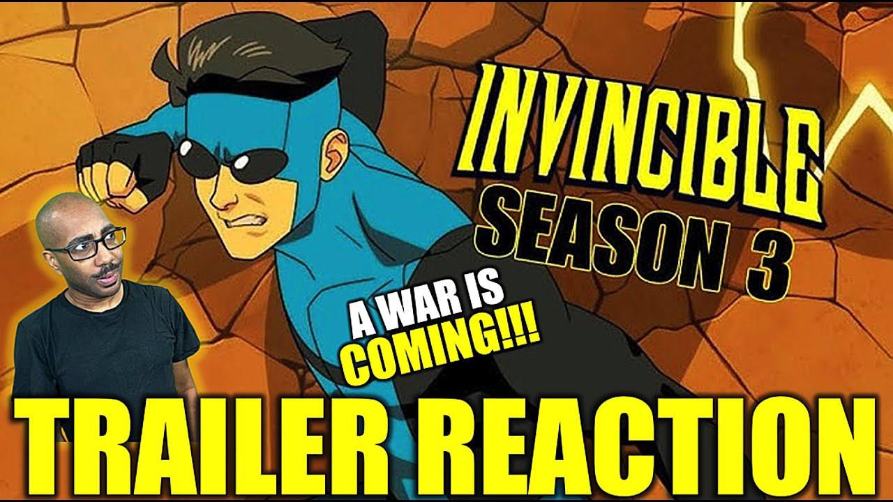 Invincible Season 3 TRAILER REACTION! Amazon Prime | Omni Man | Steven Yeun | JK Simmons | Sandra Oh