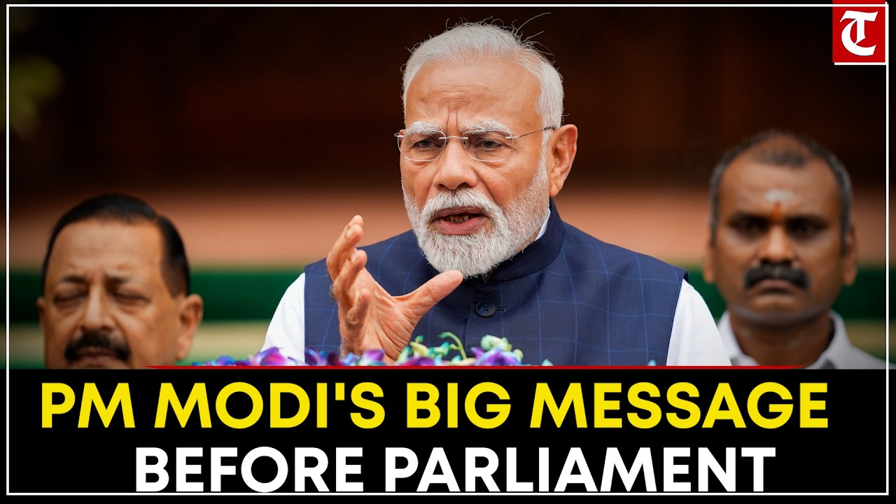 PM Modi LIVE: Prime Minister Narendra Modi Addresses Media Ahead of Parliament Monsoon Session