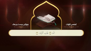 ختم القران الكريم بصوت القارئ انس اوات الحادی والعشرون