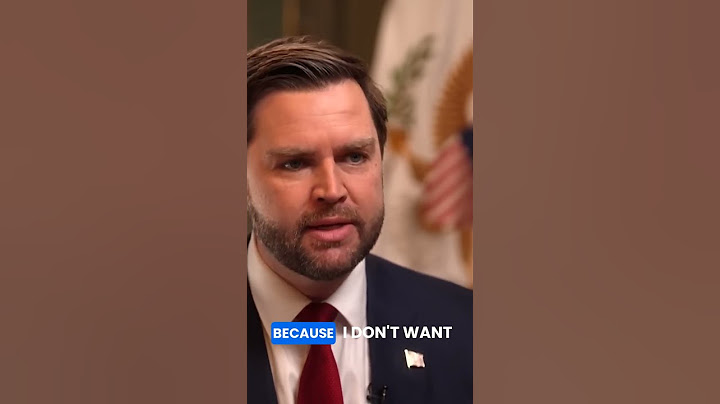 Vice President JD Vance's first interview