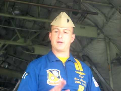 Briefing before boarding Fat Albert Airlines July ...