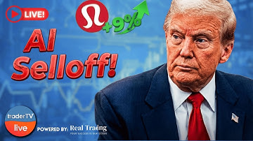 🚀 $LULU +10% CEO Exits! $AVGO Tanks — Trump Signs Ai Regs❗| LIVE Trading Dec 12