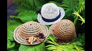 ⁣How to weave a burkina faso style summer hat
