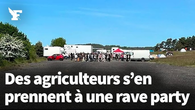 Lozère: un agriculteur en colère renverse un camion lors d'une rave party -  YouTube