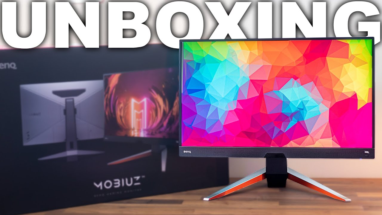 BenQ Mobiuz EX2710Q 27 Gaming Monitor Unboxing 