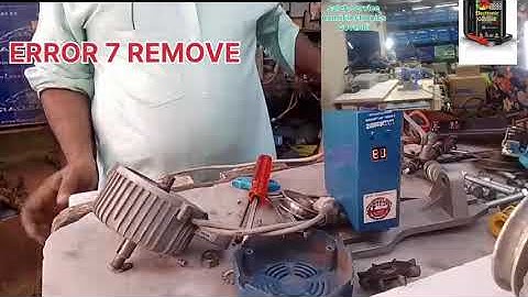 ERROR 7 REMOVE SERVO Motor