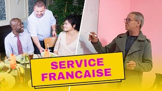 بالدارجة المغربية أجي تفهم Les types de service en salle ( Service A la Francaise )