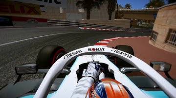 rFactor F1 2019 v0.2 Alpha - Robert Kubica Onboard at Monaco