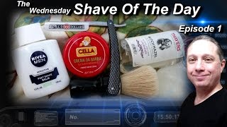 Gold Dollar 208 Straight Razor Shave, Wonderful Wednesday Shave Of The Day Ep1, Cella ALMOND, #SOTD