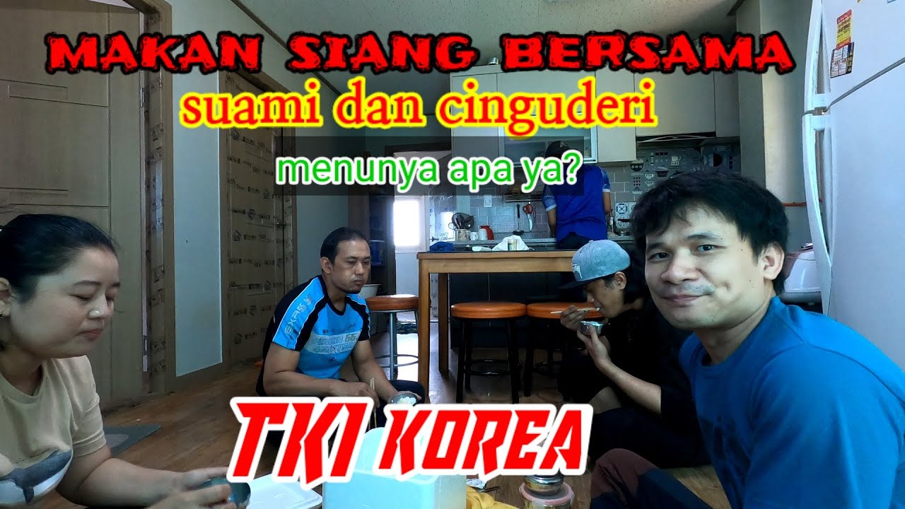 Menu makan siang TKI korea| pabrik kaca
