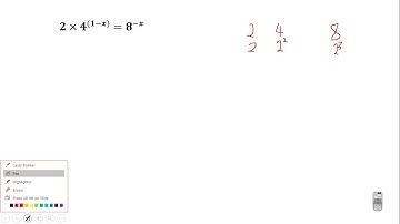 13 Exponential equations reduced to linear equations
