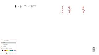 13 Exponential equations reduced to linear equations
