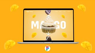 Figma Tutorial: 3D Swipe Animation/Prototyping Tutorial | Muffin Landing Page
