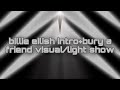 Billie eilish introbury a freind visuallight show