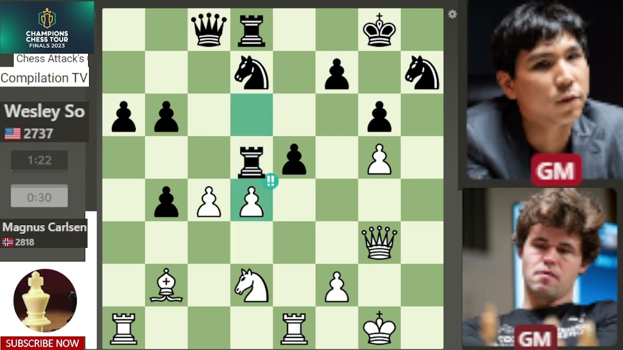 Magnus Carlsen takes 1st set over Wesley So, nears CCT Finals crown