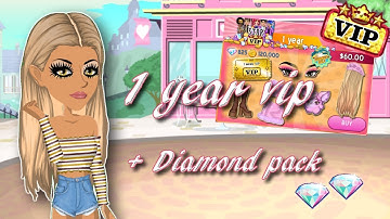 1 YEAR STAR VIP!! + Diamond pack ❥ Noob To VIP Transformation + Vip Giveaway