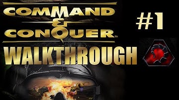 Command & Conquer 1 Walkthrough (Tiberian Dawn) Part 1 - Nod Mission 1 w/ Commentary by Major Slack
