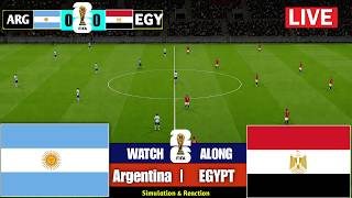 🔴 Argentina vs Egypt Live | FIFA World Cup 2026 | Full Match Streaming | Video Game Simulation screenshot 1