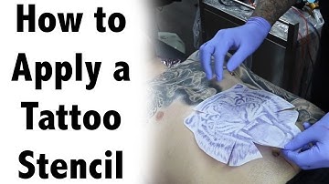✅ How to apply a tattoo stencil, how to use tattoo transfer paper
