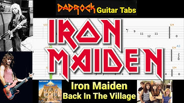 Back In The Village - Iron Maiden - Guitar + Bass TABS Lesson