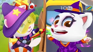 TALKING TOM GOLD RUN VS Panda Panda Run Game WITCH ANGELA VS WITCH KOKO Gameplay 2022 screenshot 5
